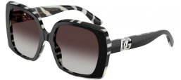 Gafas de Sol - Dolce & Gabbana - DG4475 - 33728G  BLACK ON ZEBRA PRINT // GREY GRADIENT