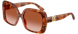 Gafas de Sol - Dolce & Gabbana - DG4475 - 338013  HAVANA LEOPARD // BROWN GRADIENT