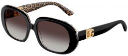 Sunglasses - Dolce & Gabbana - DG4476 - 32998G  BLACK ON LEOPARD BROWN //GREY GRADIENT