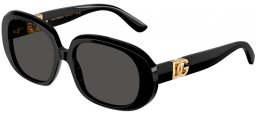 Sunglasses - Dolce & Gabbana - DG4476 - 501/87 BLACK // DARK GREY