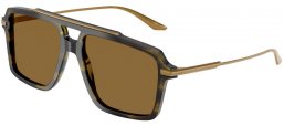 Gafas de Sol - Dolce & Gabbana - DG4477 - 3447S7  STRIPED GREEN OLIVE // BROWN