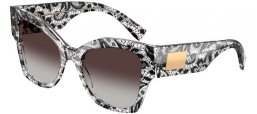 Gafas de Sol - Dolce & Gabbana - DG4478 - 32878G  BLACK LACE // BLACK GRADIENT GREY