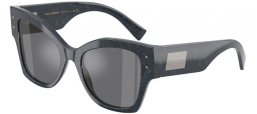 Gafas de Sol - Dolce & Gabbana - DG4478 - 34416V  GREY CORD // DARK GREY SILVER FLASH