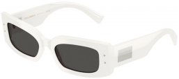 Lunettes de soleil - Dolce & Gabbana - DG4479 - 331287  WHITE // DARK GREY