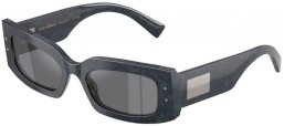 Lunettes de soleil - Dolce & Gabbana - DG4479 - 34416V GREY CORD // DARK GREY SILVER FLASH