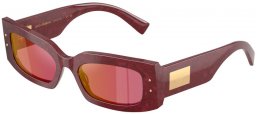 Lunettes de soleil - Dolce & Gabbana - DG4479 - 3442D0  BORDEAUX CORD // DARK VIOLET MIRROR RED