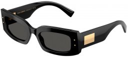 Lunettes de soleil - Dolce & Gabbana - DG4479 - 501/87 BLACK // DARK GREY