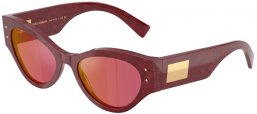 Gafas de Sol - Dolce & Gabbana - DG4480 - 3442D0  BORDEAUX CORD // DARK VIOLET MIRROR RED