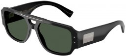 Gafas de Sol - Dolce & Gabbana - DG4482 - 28209A  BRUSHED BLACK // DARK GREEN POLARIZED