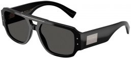 Gafas de Sol - Dolce & Gabbana - DG4482 - 501/87 BLACK // DARK GREY