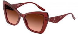 Gafas de Sol - Dolce & Gabbana - DG4489 - 30455M  TRANSPARENT BORDEAUX // GREY GRADIENT PINK