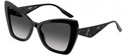 Gafas de Sol - Dolce & Gabbana - DG4489 - 501/8G BLACK // GREY GRADIENT