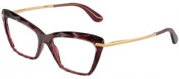 Monturas - Dolce & Gabbana - DG5025 - 3045  TRANSPARENT RED BORDEAUX