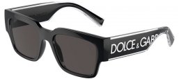 Gafas de Sol - Dolce & Gabbana - DG6184 - 501/87 BLACK // DARK GREY