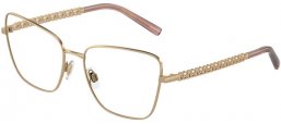 Monturas - Dolce & Gabbana - DG1346 - 1365  LIGHT GOLD