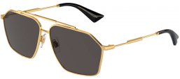 Gafas de Sol - Dolce & Gabbana - DG2303 - 02/87 GOLD // DARK GREY