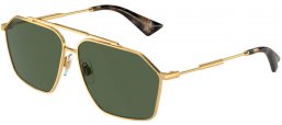 Sunglasses - Dolce & Gabbana - DG2303 - 02/9A GOLD // GREEN POLARIZED