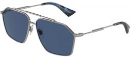 Lunettes de soleil - Dolce & Gabbana - DG2303 - 04/80 GUNMETAL // DARK BLUE