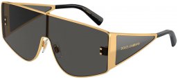 Gafas de Sol - Dolce & Gabbana - DG2305 - 02/87 GOLD // DARK GREY