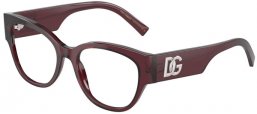 Monturas - Dolce & Gabbana - DG3377 - 3045  TRANSPARENT VIOLET