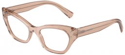 Lunettes de vue - Dolce & Gabbana - DG3385 - 3432  TRANSPARENT CAMEL