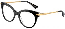 Monturas - Dolce & Gabbana - DG3392 - 3299  BLACK ON LEOPARD