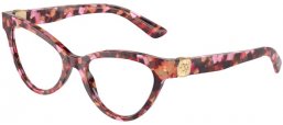 Monturas - Dolce & Gabbana - DG3394 - 3440  HAVANA PINK PEARL