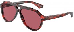 Sunglasses - Dolce & Gabbana - DG4452 - 335869  HAVANA RED // DARK VIOLET