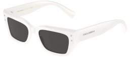 Lunettes de soleil - Dolce & Gabbana - DG4462 - 331287  WHITE // DARK GREY