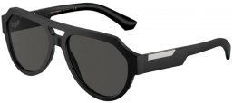 Gafas de Sol - Dolce & Gabbana - DG4466 - 25256G  MATTE BLACK // BLACK MIRROR GREY