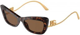 Gafas de Sol - Dolce & Gabbana - DG4467B - 502/73 HAVANA // DARK BROWN