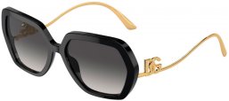 Gafas de Sol - Dolce & Gabbana - DG4468B - 501/8G BLACK // GREY GRADIENT