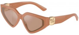 Gafas de Sol - Dolce & Gabbana - DG4469 - 32925A  CAMEL // LIGHT BROWN MIRROR FLASH