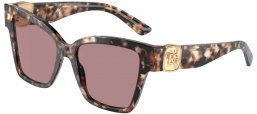 Sunglasses - Dolce & Gabbana - DG4470 - 34387N  HAVANA BROWN PERALED // BROWN LIGHT PURPLE