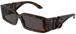 Gafas de Sol - Dolce & Gabbana - DG6197 - 193587  RUBBER HAVANA // DARK GREY