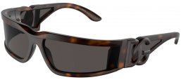 Lunettes de soleil - Dolce & Gabbana - DG6198 - 193587  RUBBER HAVANA // DARK GREY