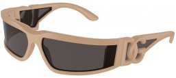 Sunglasses - Dolce & Gabbana - DG6198 - 329287  RUBBER BEIGE // DARK GREY