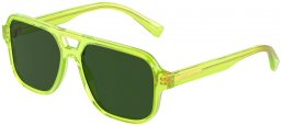 Lunettes Junior - Dolce & Gabbana Junior - DX4003 - 344171  TRANSPARENT LIME // DARK GREEN