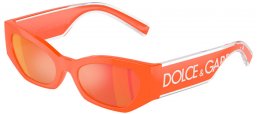 Gafas Junior - Dolce & Gabbana Junior - DX6003 - 33386Q  ORANGE // DARK VIOLET MIRROR RED