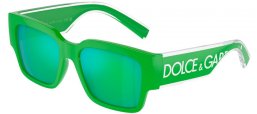 Gafas Junior - Dolce & Gabbana Junior - DX6004 - 3311F2  GREEN // GREEN MIRROR GREEN