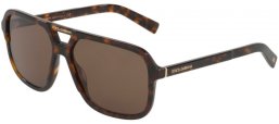 Gafas de Sol - Dolce & Gabbana - DG4354 - 502/73 HAVANA // BROWN