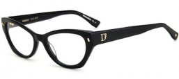 Lunettes de vue - Dsquared2 - D2 0043 - 2M2 BLACK GOLD