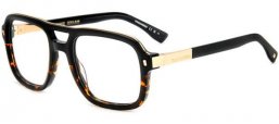 Monturas - Dsquared2 - D2 0087 - WR7 BLACK HAVANA