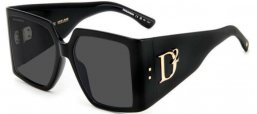 Gafas de Sol - Dsquared2 - D2 0096/S - 807 (IR) BLACK // GREY