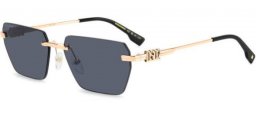 Gafas de Sol - Dsquared2 - D2 0102/S - 807 (2K) BLACK // GREY ANTIREFLECTION