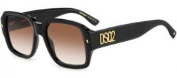 Gafas de Sol - Dsquared2 - D2 0106/S - 807 (HA) BLACK // BROWN GRADIENT