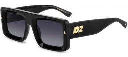 Gafas de Sol - Dsquared2 - D2 0141/S - 807 (9O) BLACK // DARK GREY GRADIENT