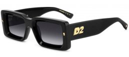 Gafas de Sol - Dsquared2 - D2 0142/S - 807 (9O) BLACK // DARK GREY GRADIENT