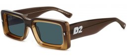 Gafas de Sol - Dsquared2 - D2 0142/S - 9EN (KU) BROWN OCHRE // BLUE