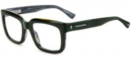 Lunettes de vue - Dsquared2 - D2 0144 - 6AK GREEN HORN